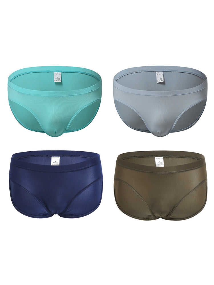 4 Pack Men’s Seamless Ultra-Thin Briefs