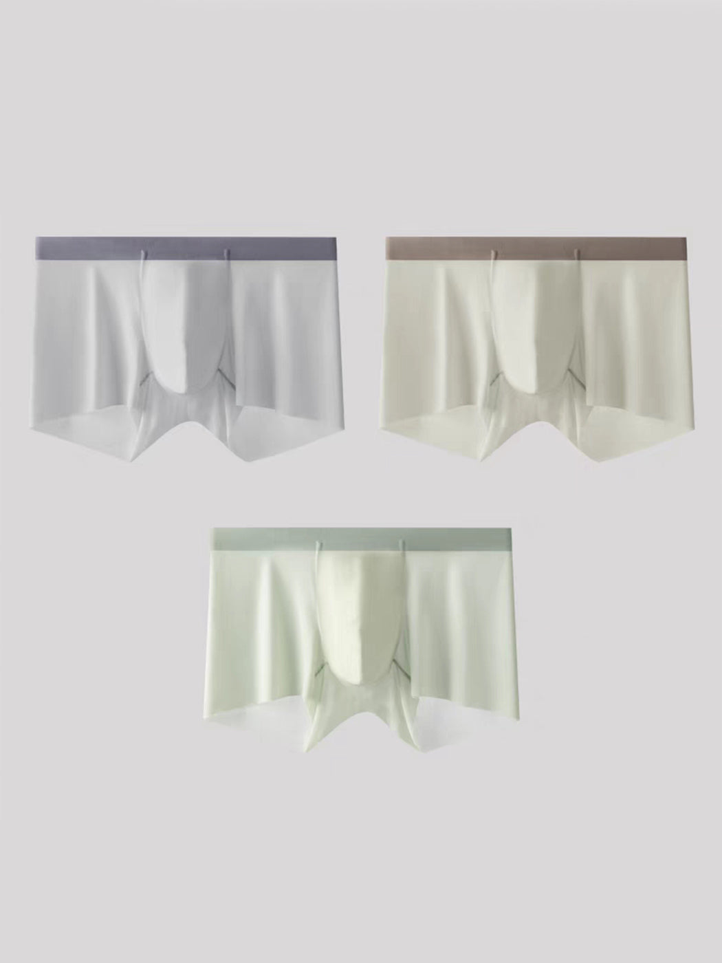 3 Pack Men’s Ultra-thin Seamless Trunks