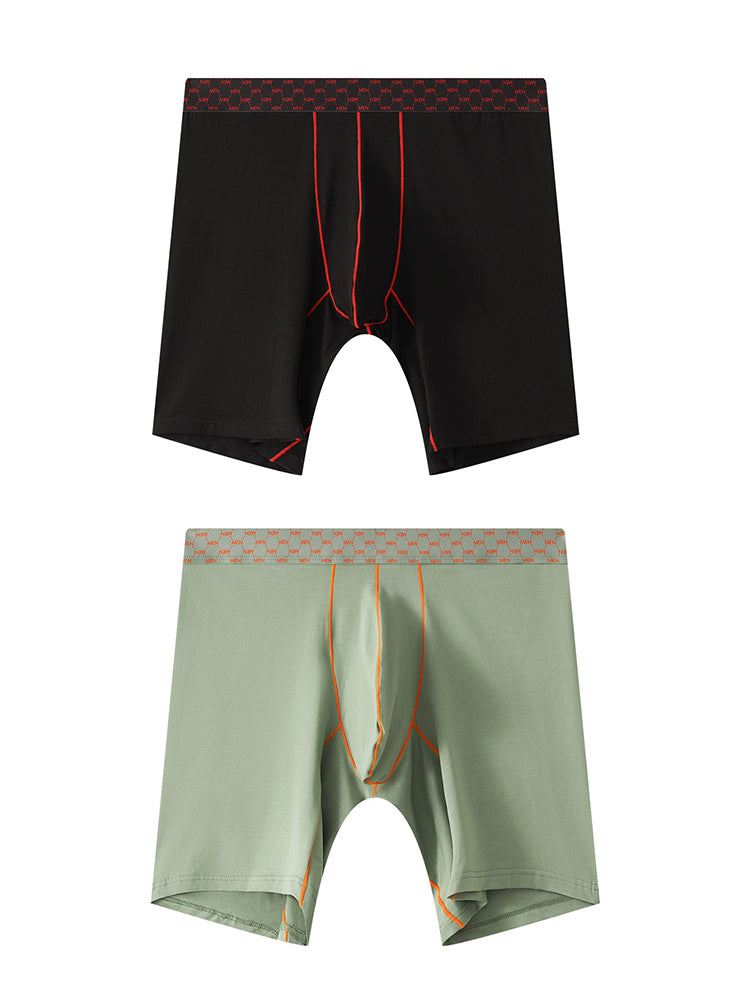 2 Pack Men's Cotton Casual Sporty Mid-Rise Sexy Pouch Midway Briefs