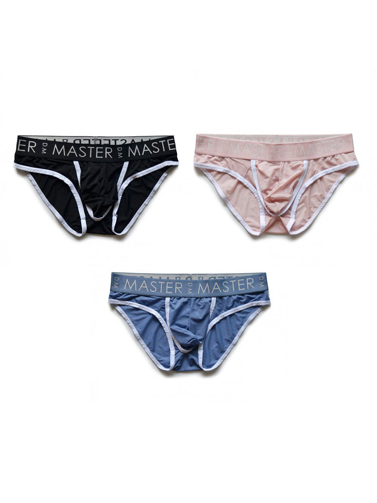 3 Pack Men's High-Elasticity Quick-Dry Pouch-Separated Briefs