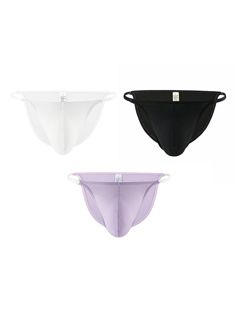 Men's Sexy Big Support Pouch Low-rise String Bikini