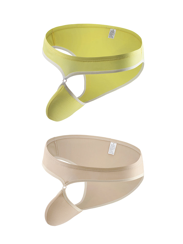 Men's Low Rise Sexy Hollow Pocket Briefs