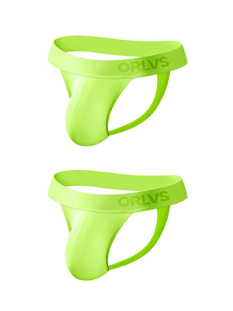 2 Pack Men's Large Pouch Enhancing Modal Breathable Thong
