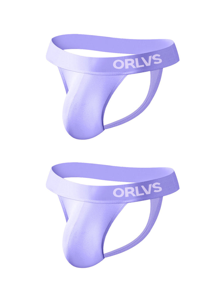 2 Pack Men's Large Pouch Enhancing Modal Breathable Thong