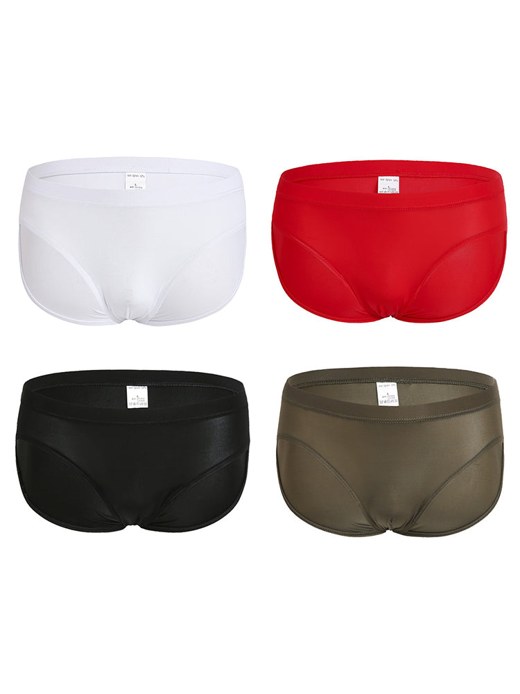 4 Pack Men’s Seamless Ultra-Thin Briefs
