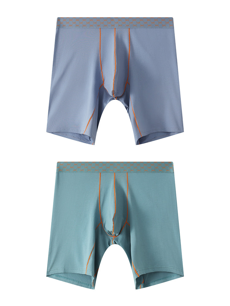 2 Pack Men's Cotton Casual Sporty Mid-Rise Sexy Pouch Midway Briefs