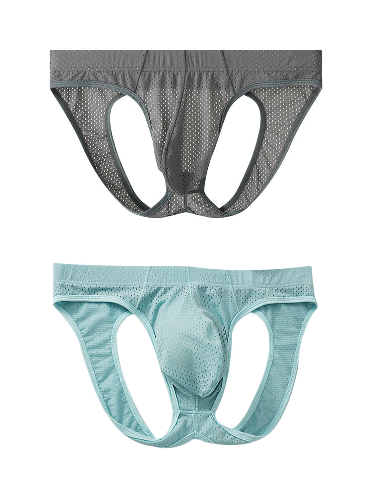 2 Pack Men's Breathable Mesh Jockstrap