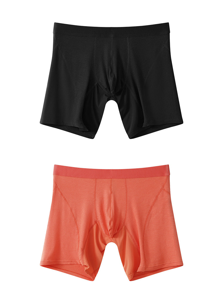 2 Pack Men’s Casual Ice Silk Midway Briefs