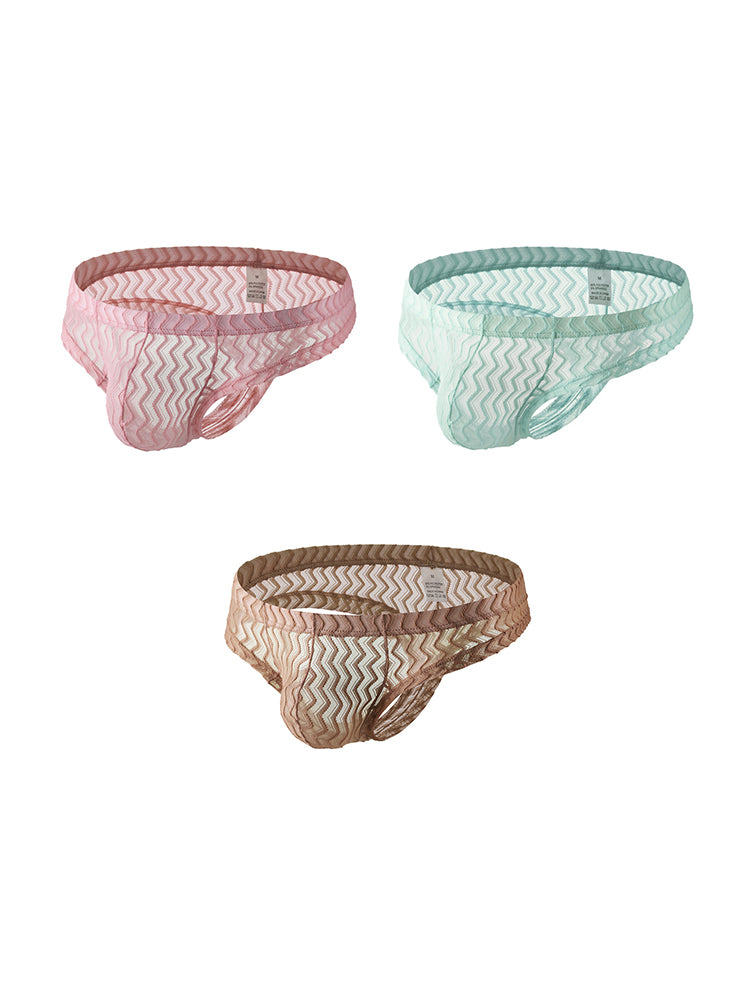 3-pack Men's Sexy Lace Thong