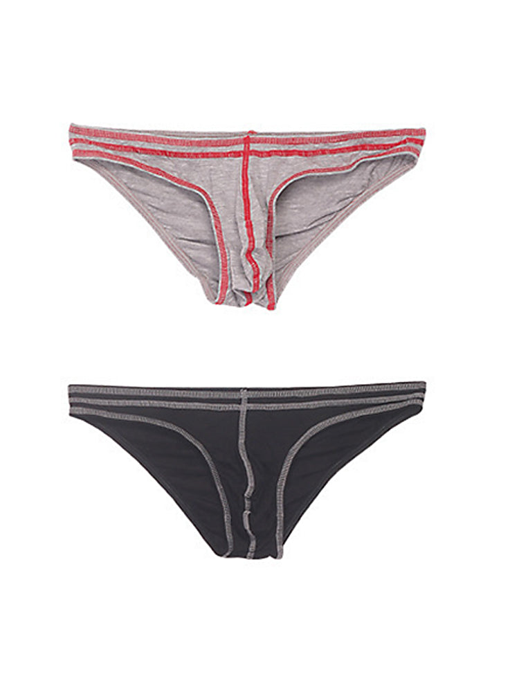 2 Pack Men's Sexy U Convex Pouch Bikini