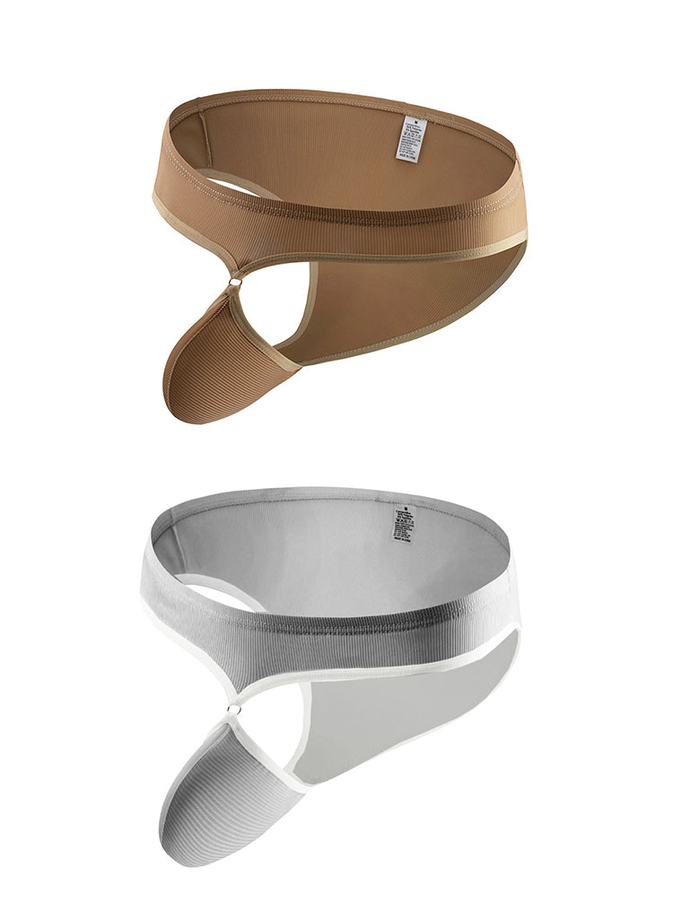 Men's Low Rise Sexy Hollow Pocket Briefs