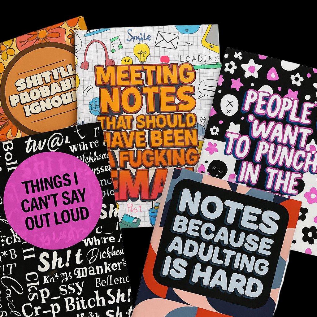 Complete Naughty Notebook Set (5 books) | A5 - The Pup Play Hub