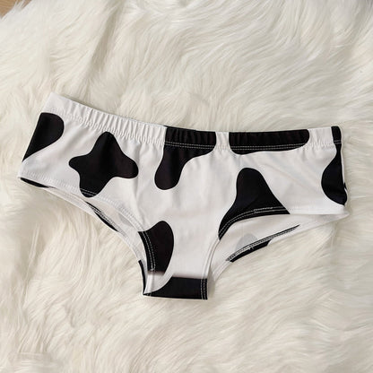 Cow Print Femboy Panties