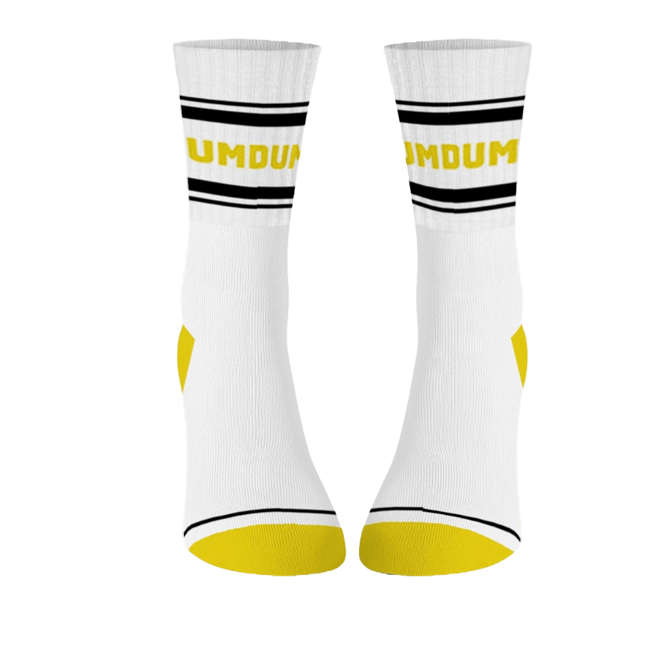 CUM DUMP Cotton Crew Socks mid - length - The Pup Play Hub