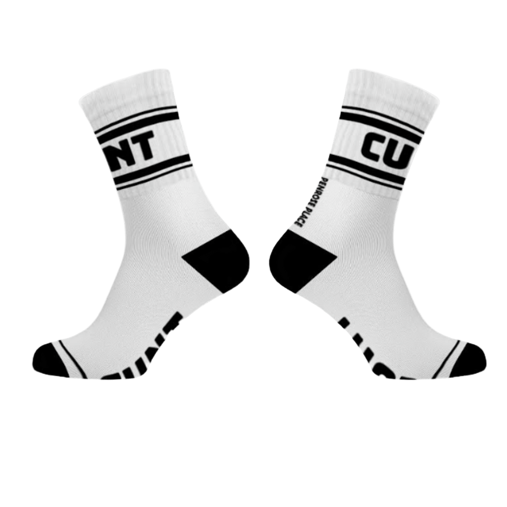 CUNT Cotton Crew Socks mid - length - The Pup Play Hub