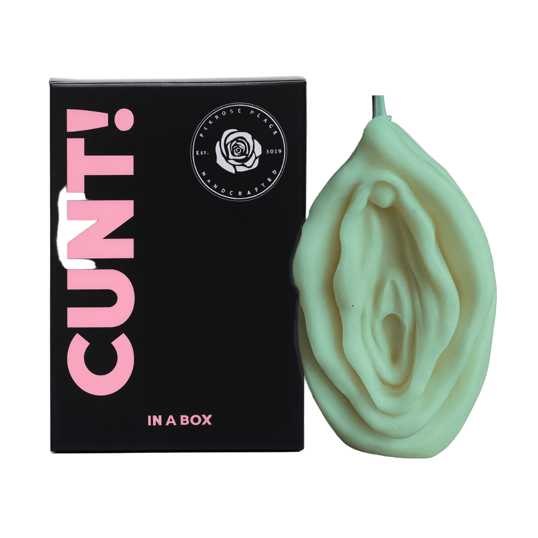 Cunt in a Box Apple Green Candle - The Pup Play Hub
