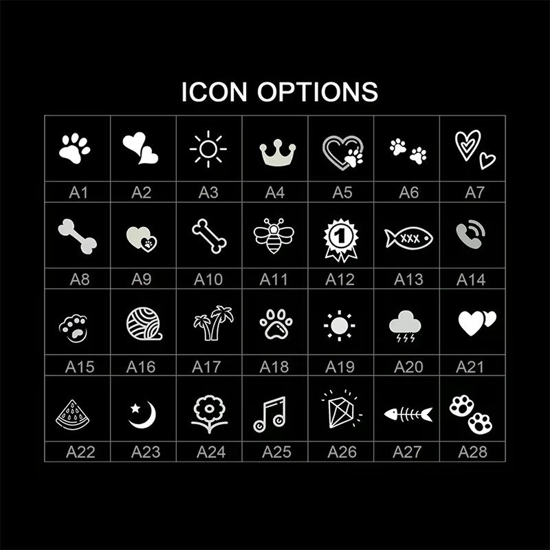 Custom Engraved Silicone Pink Tag - The Pup Play Hub