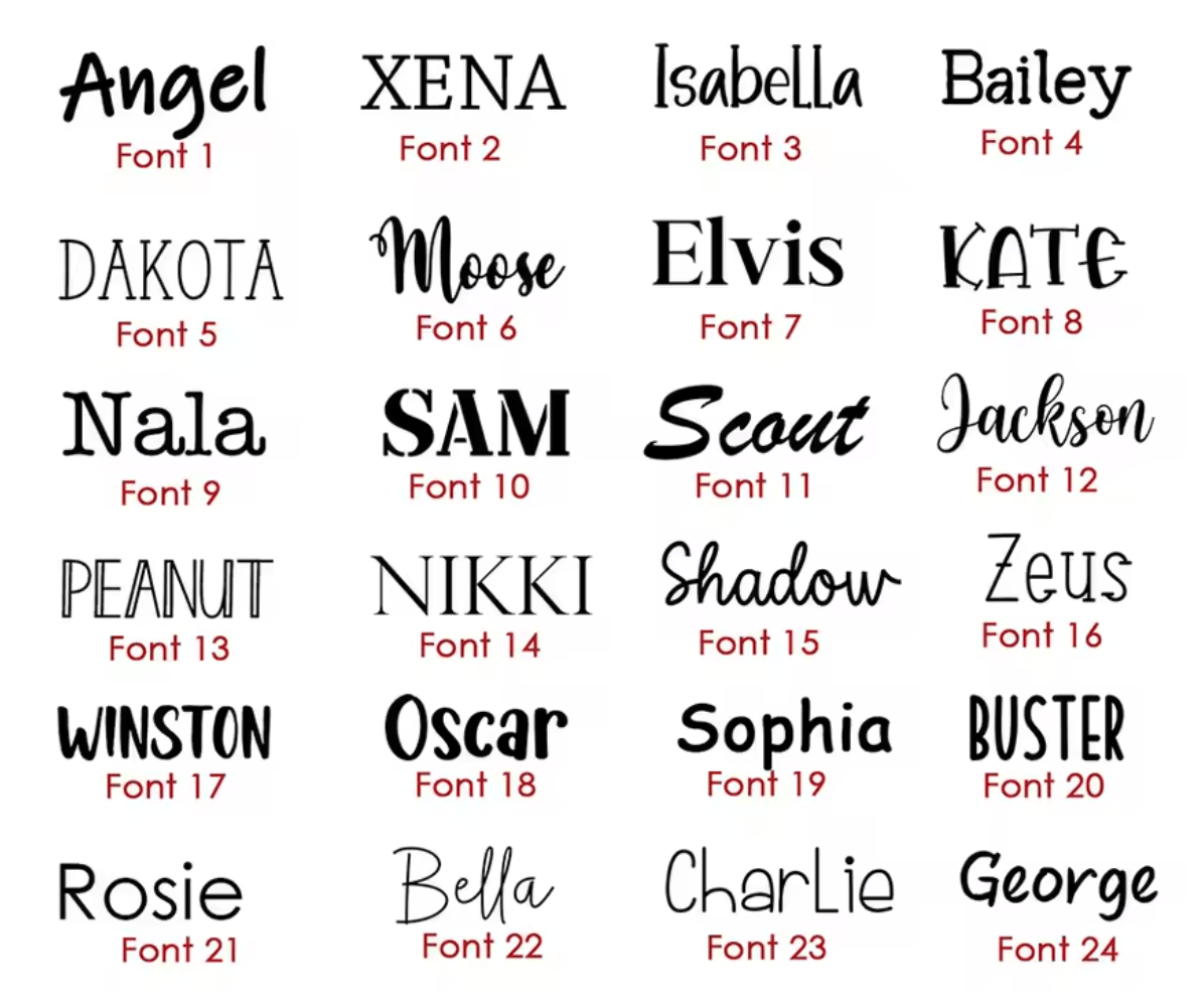 Custom Engraved Silicone Tag Orange - The Pup Play Hub