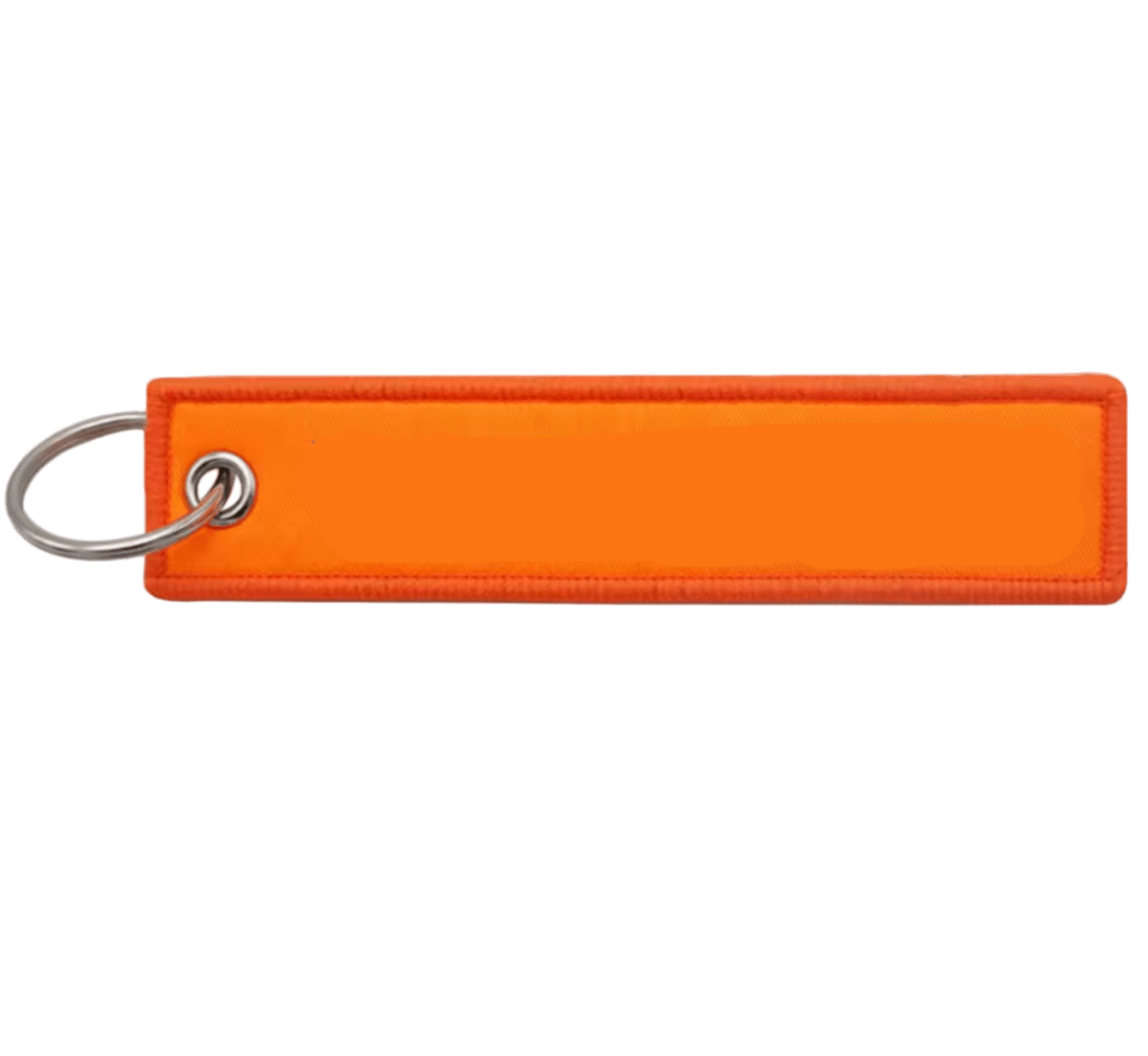 Custom Keyring Tag 13cmx2.8cm Orange - The Pup Play Hub