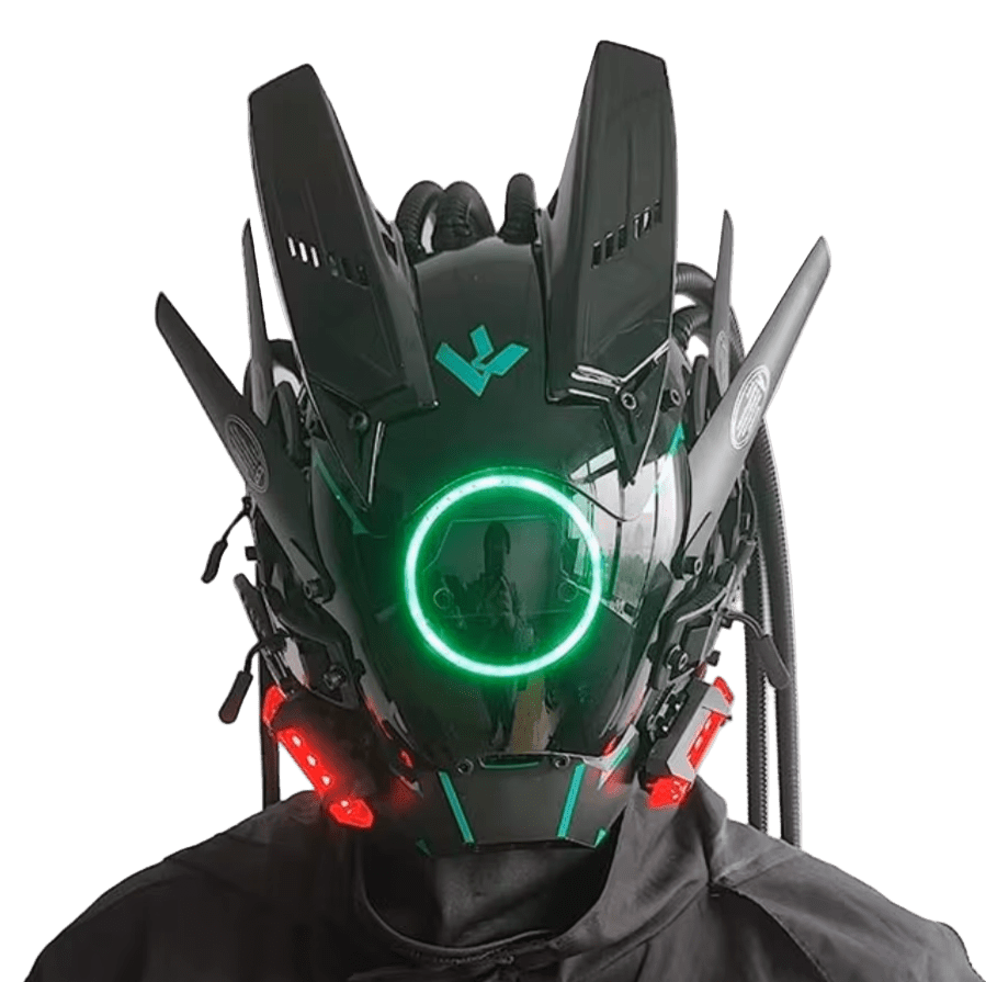 Cyberpunk Helmet - The Pup Play Hub