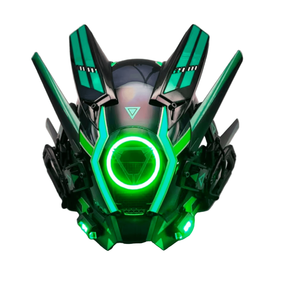 Cyberpunk Helmet - The Pup Play Hub