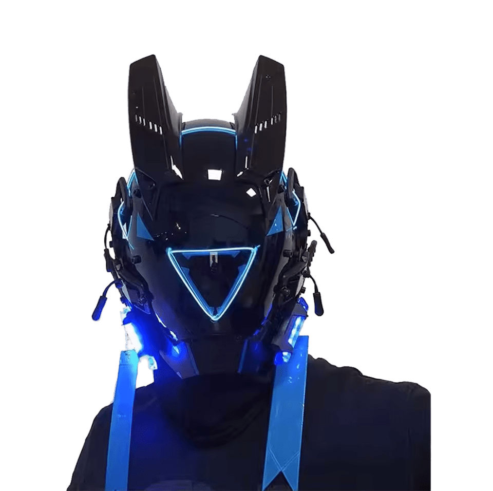 Cyberpunk Helmet - The Pup Play Hub