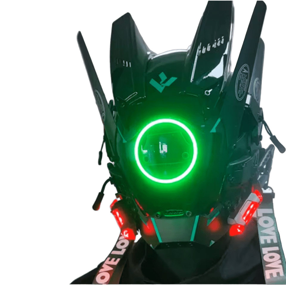 Cyberpunk Helmet - The Pup Play Hub