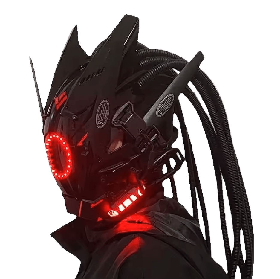 Cyberpunk Helmet - The Pup Play Hub