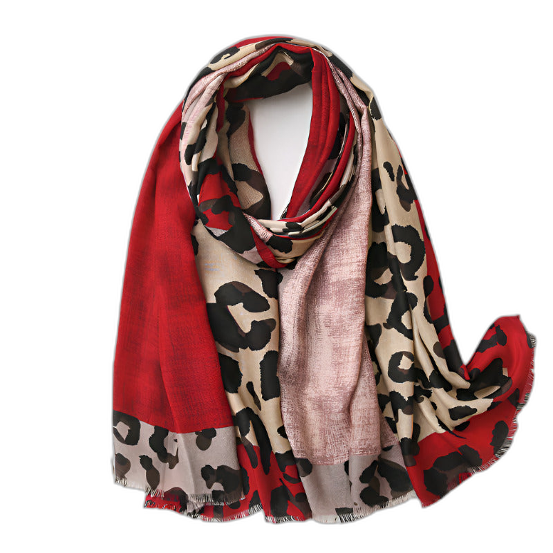 Leopard Pashmina Scarf