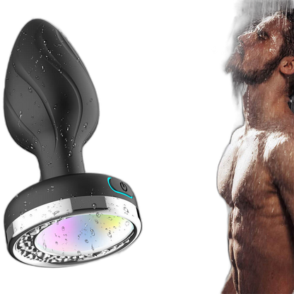 Moon & Antler - Remote Control Light-Up Silicone Vibrating Butt Plug
