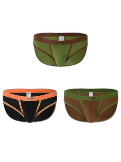 3 Pack Men's Separated Ball Pouch Briefs