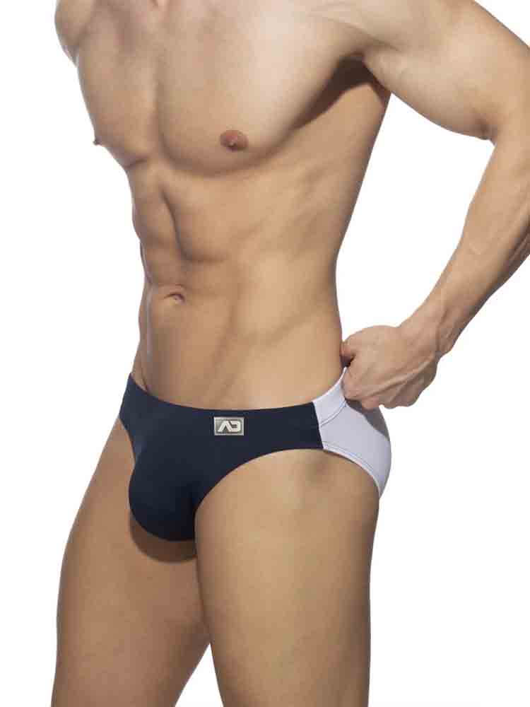 Men's Quick-Drying Colorblock Swim Briefs