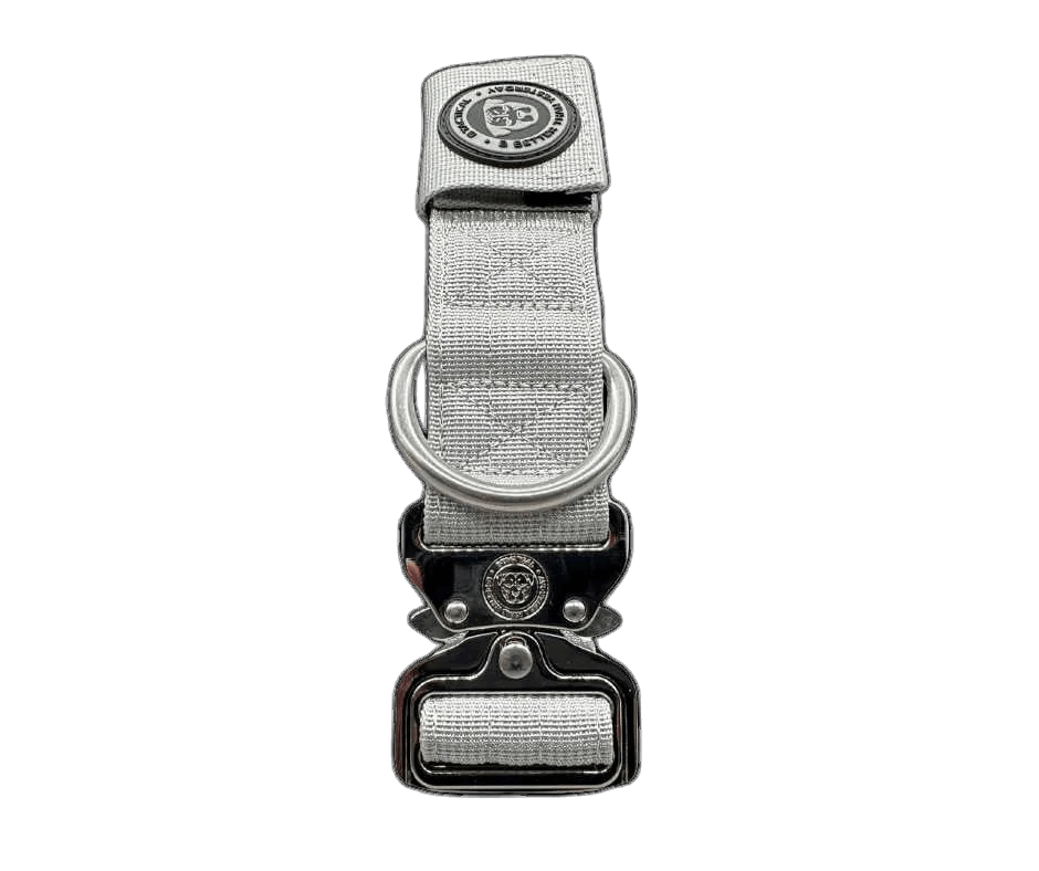 4cm Tactical Tracker Collar Grey