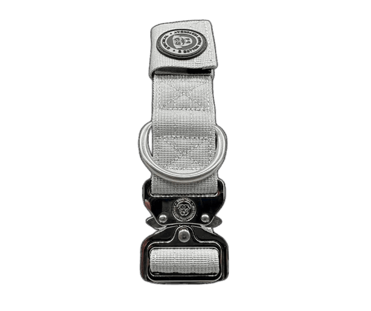 4cm Tactical Tracker Collar Grey