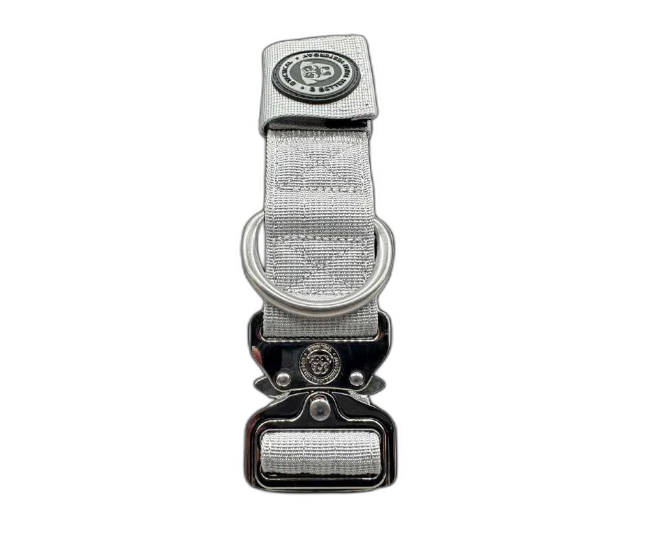 4cm Tactical Tracker Collar Grey