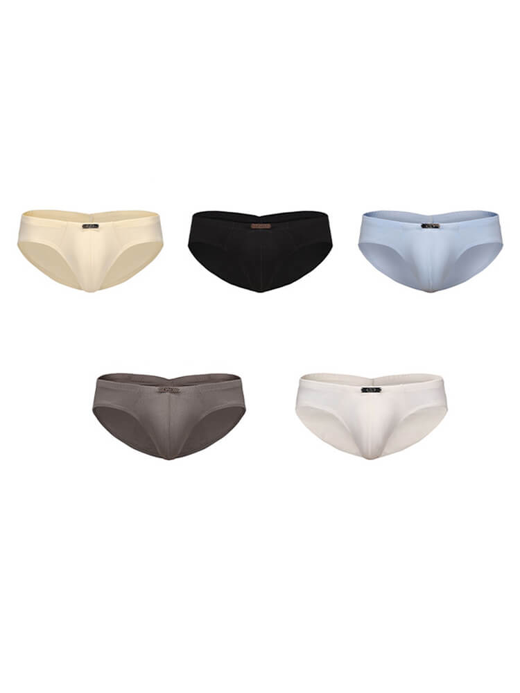 Men's Sexy V-Waist Pleated Back Briefs