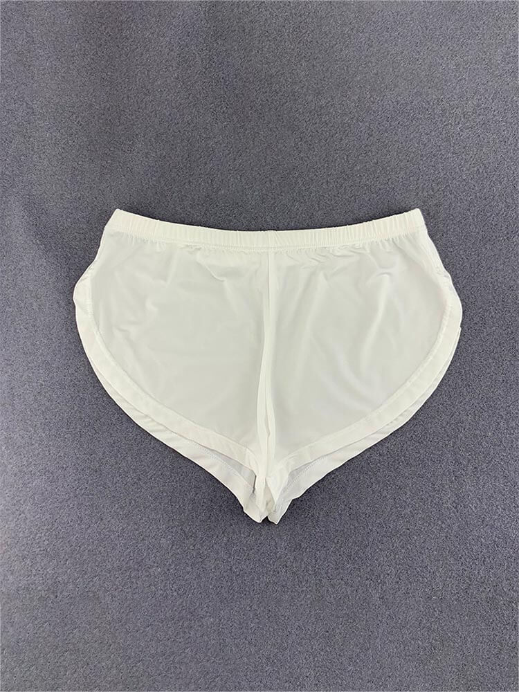 Men's Casual Loose Soft Silky Nylon Lounge Shorts