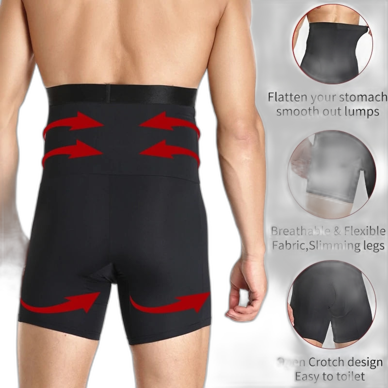 Men's Butt Lift Boxer Briefs with Fly