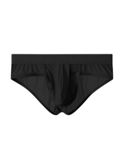 3 Pack Men's Fly Opening Supportive Pouch Stretch Premium Briefs
