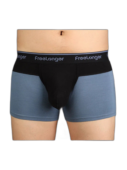 FreeLonger Men's Big Pouch Microfiber Breathable Trunks
