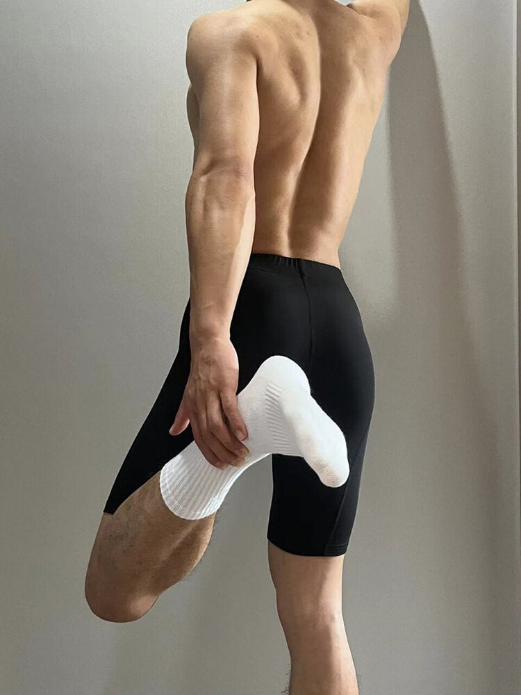 Men's High-Stretch Tight Sports Base Layer Shorts