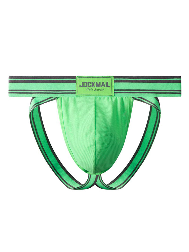 Breathable Mesh Double Strap Men's Thong