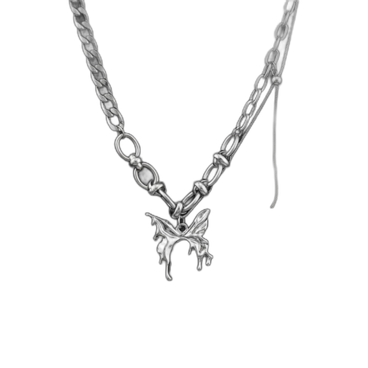 Midnight Flutter Necklace