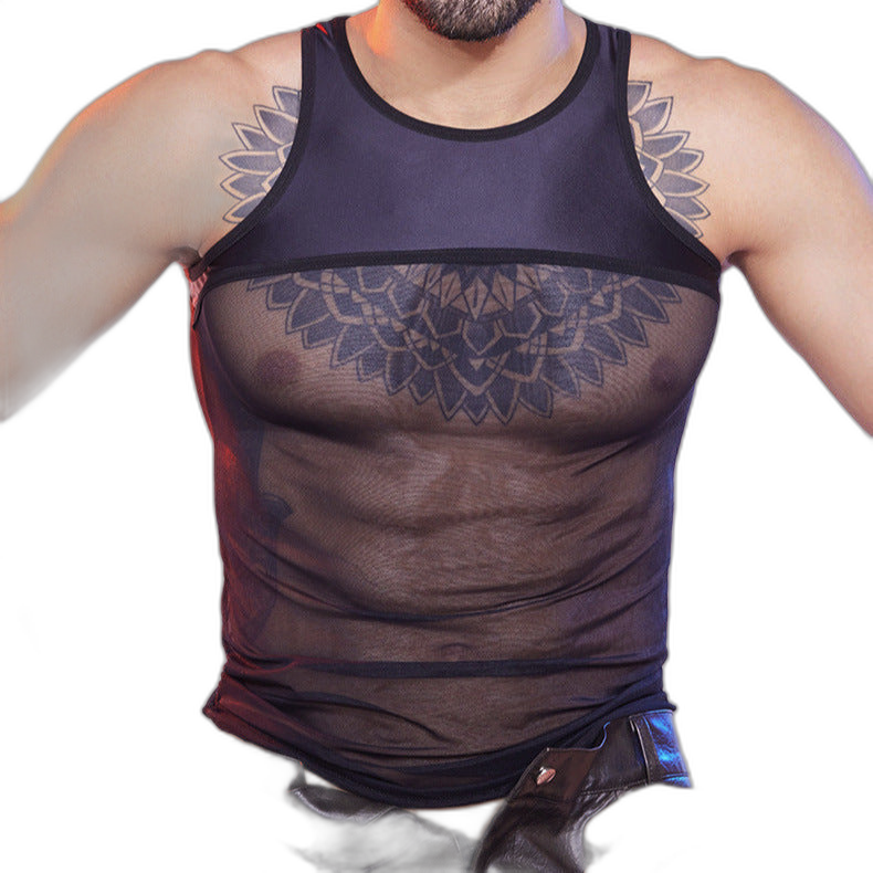 Sheer Tank Mesh Top