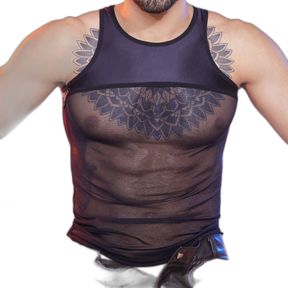 Sheer Tank Mesh Top