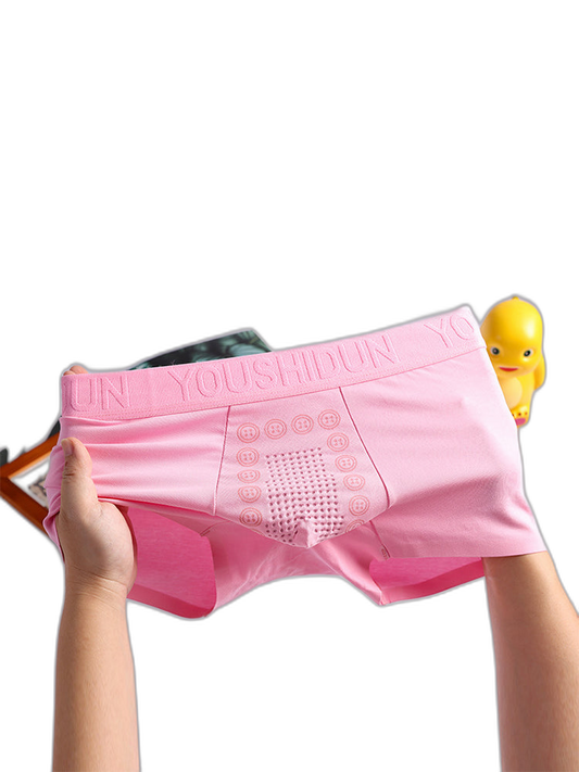 2-pack Men's Negative Ion Massage Boxer Briefs