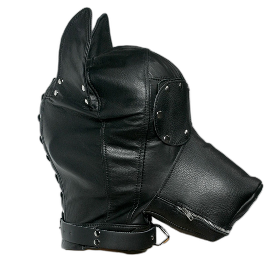 ruff GEAR FIDO Leather Dog Hood
