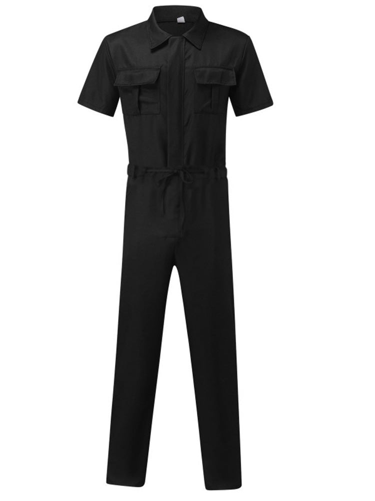 Men's Work Jumpsuit Casual One-piece Set