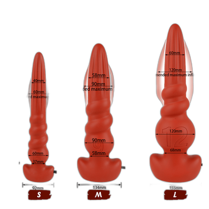 BendOne - Long Inflatable Silicone Butt Plug