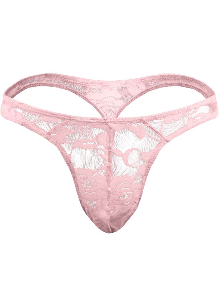 Men's Lace Sexy Translucent Thong